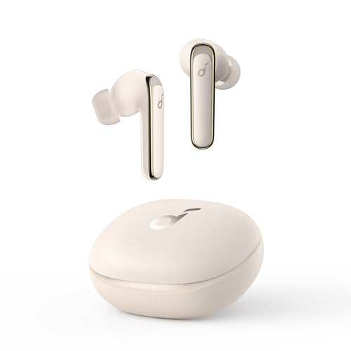Anker Soundcore Life P3 - אוזניות אלחוטיות עם ANC בצבע לבן שמנת